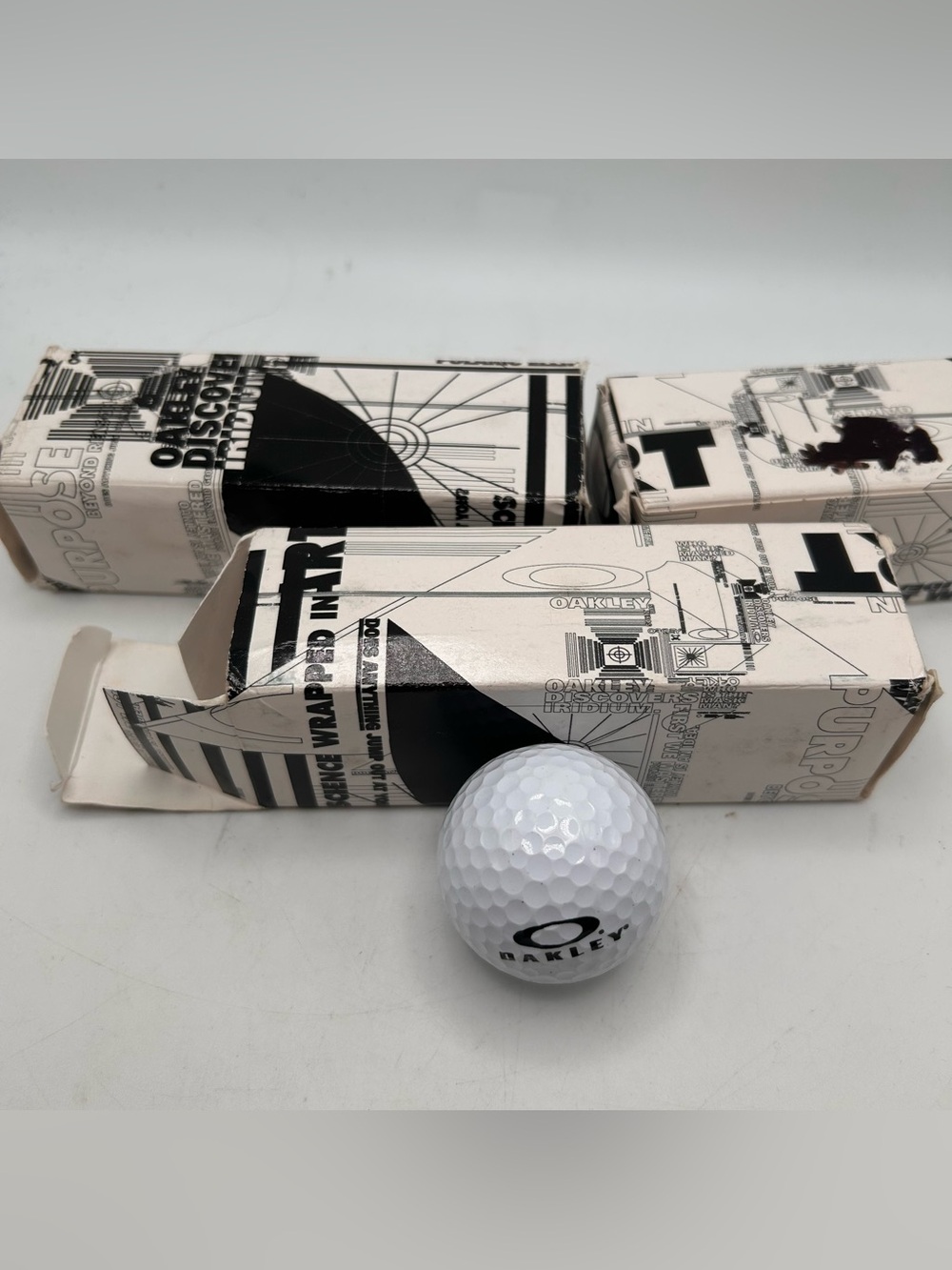 Rare Oakley Golf Balls - 3 Sets Of 3 - 9 Balls Total - Vintage 2000s Y2k